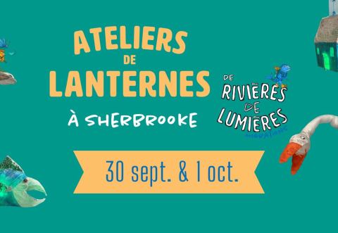 Poster: Les Ateliers de Lanternes de Rivières de Lumières