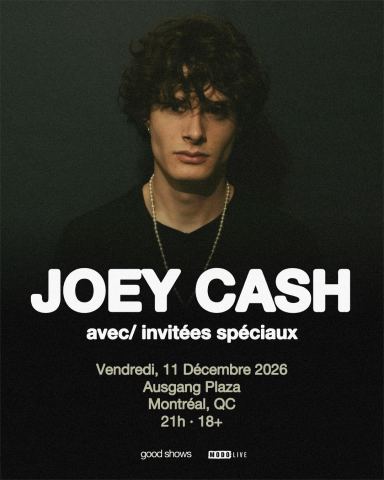 Poster: good shows + Modo- Live présente Joey Cash