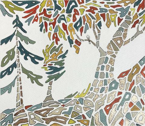 Poster: Exposition Peinture et dessin de Joanne Feizo | Vernissage le 1er octobre 2026