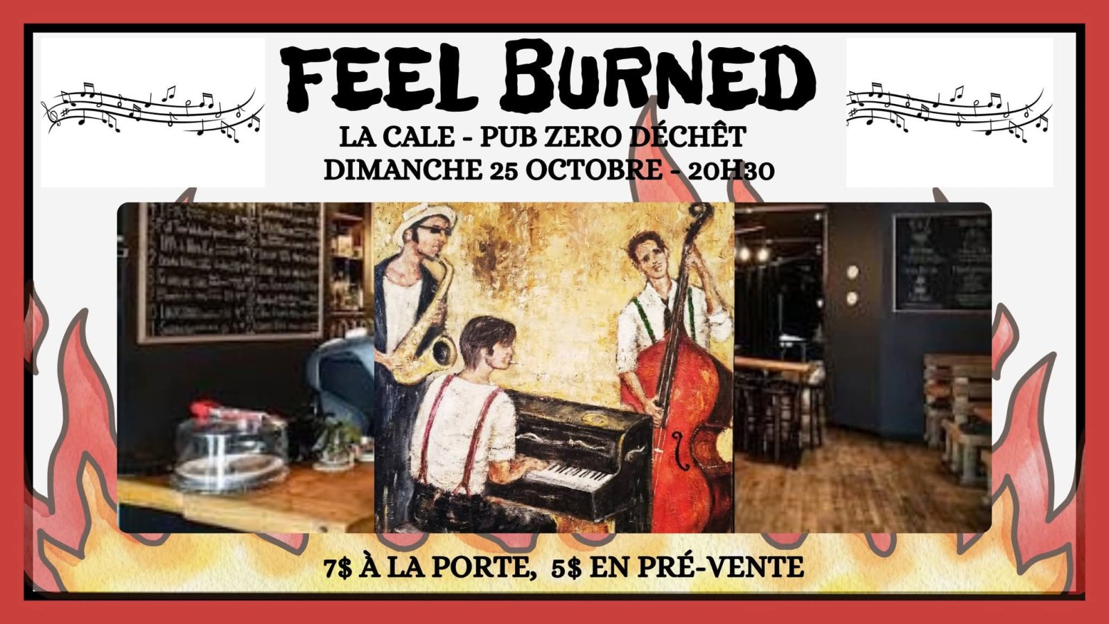 Feel Burned live à La Cale