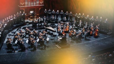 Poster: Bach Cantatas with Labadie & La Chapelle de Québec, Centre national des Arts, Wednesday, April 14