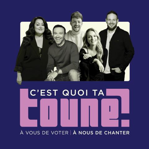Poster: C'est quoi ta toune ? — À vous de voter | À nous de chanter, Cégep de Lévis, Friday, June 4