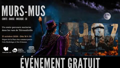 Poster: Parcours Murs-mus 2026 - GRATUIT!