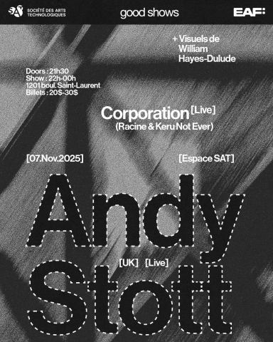 Poster: Andy Stott [Live]