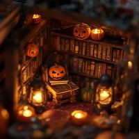 Poster: Booknook d'Halloween