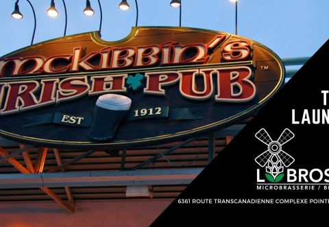 Affiche : Labrosse Tap Launch, McKibbin's Irish Pub West Island, jeudi 4 avril