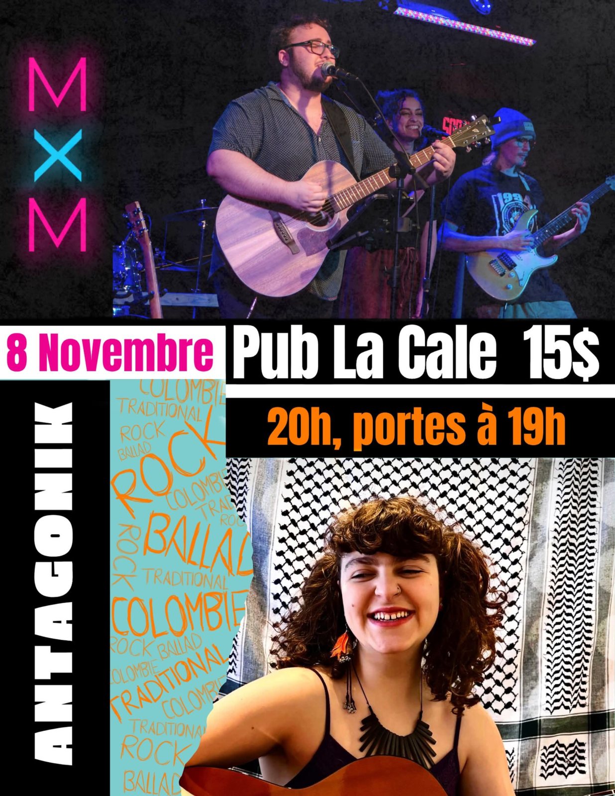 Affiche : MXM + Antagonik