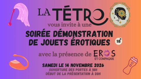 Poster: Démo de jouets érotiques à la Tétro 👄🪄