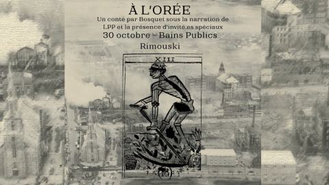 Poster: Un conte par Bosquet : À l'Orée @BAINSPUBLICS