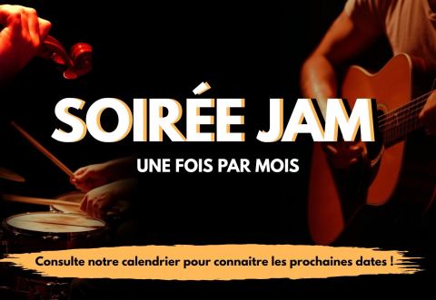 Poster: Soirée Jam - Le Chapeau, Le Chapeau, Saturday, October 17