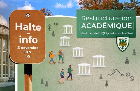 Poster: Restructuration académique : présentation de la nouvelle structure organisationnelle et suivi des travaux