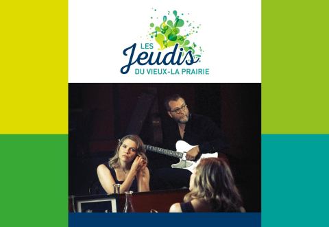 Poster: Lindsay – De Larochellière | Les Jeudis du Vieux-La Prairie, Cœur du Bourg, Thursday, June 27