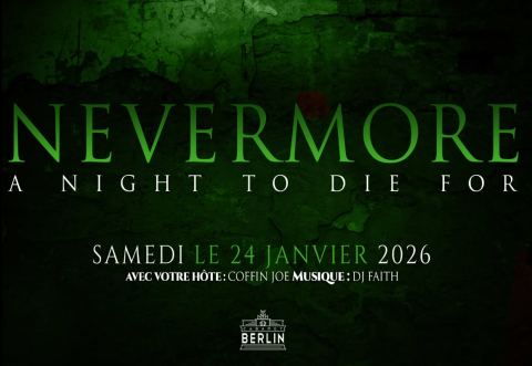 Poster: NEVERMORE, a night to die for...