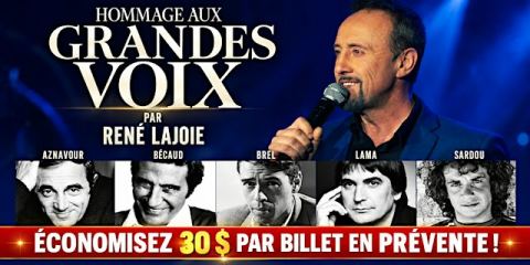 Poster: Granby : Samedi 24 octobre 2026 - Spectacle hommage aux Grandes Voix