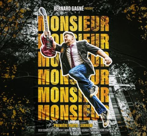 Poster: BERNARD GAGNÉ, Cabaret des Amants, Friday, April 16