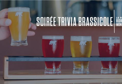 Poster: La Soirée Trivia Brassicole, Le Relais Boréale de Montréal - 159 rue Jean Talon Ouest, Wednesday, April 26