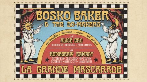 Affiche : La Grande Mascarade : Bosko Baker + Alice Bro
