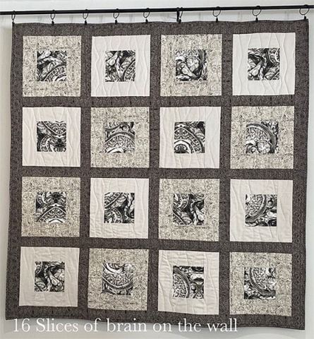 Photo of Juki and Claire Fabric Art