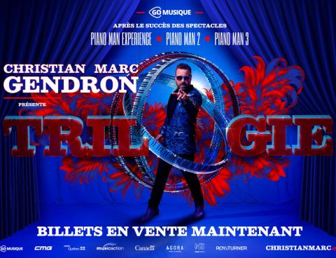 Poster: Christian Marc Gendron - Trilogie, Salle Dussault, Friday, April 23