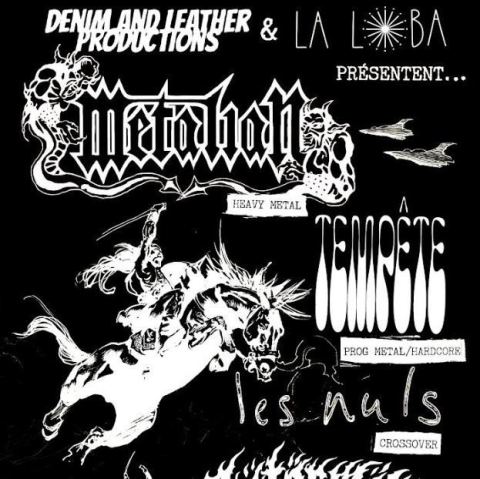 Poster: La Loba : Metalian + Tempête + Les Nuls + Motorwölf