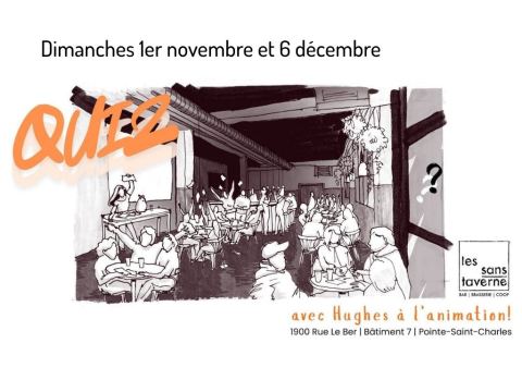 Poster: Quiz des sans-taverne