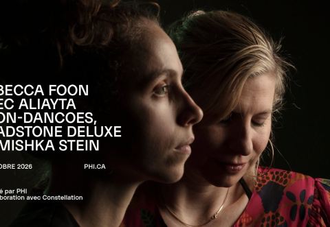 Poster: Rebecca Foon avec Aliayta Foon-Dancoes, Gladstone Deluxe et Mishka Stein, Phi (Fondation Phi pour l'art contemporain), Thursday, October 29