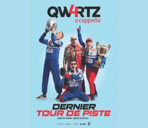 Poster: QW4RTZ — Dernier tour de piste, Théâtre Manuvie, Sunday, March 14