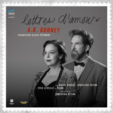 Poster: Maude Guérin, Christian Vézina et Yves Léveillé — Lettres d'amour