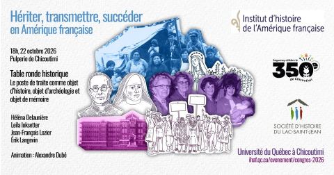 Poster: Table ronde historique : Thématique du poste de traite