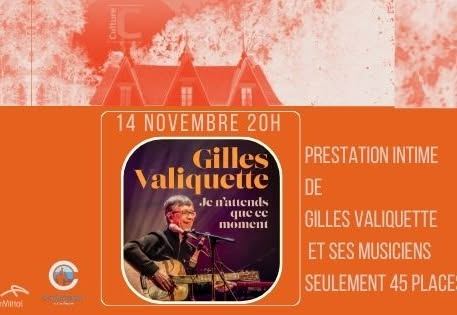 Poster: Gilles Valiquette, 14 novembre | Contrecoeur