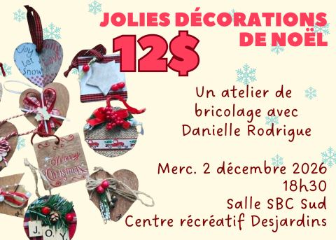 Poster: Bricolage de Noël pour tous