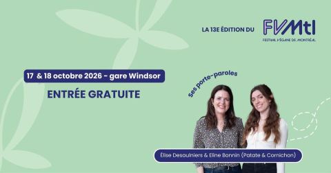 Poster: Festival végane de Montréal (FVMtl)