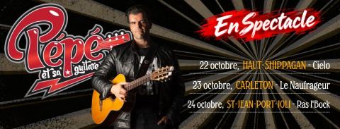 Poster: Pépé et sa guitare en spectacle