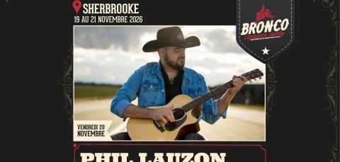 Poster: Phil Lauzon au Bronco - Expérience Country de Sherbrooke