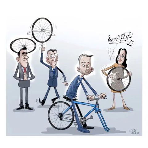 Poster: Bye bye 2026 en caricatures!
