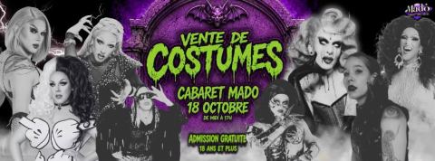 Poster: Vente de costumes - Cabaret Mado
