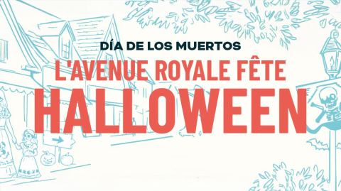 Poster: L'avenue Royale fête Halloween