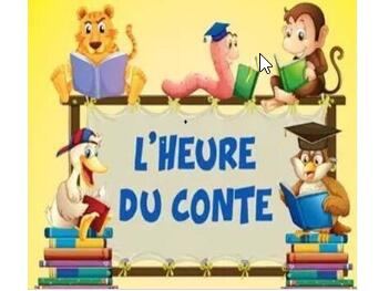 Poster: Heure du conte, Bibliothèque Timothée-Franchère, Saturday, March 20