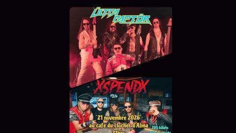Poster: XspendX + ÜLTRA RAPTÖR
