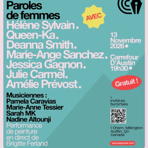 Poster: Cabaret de la parole spécial : Paroles de femmes