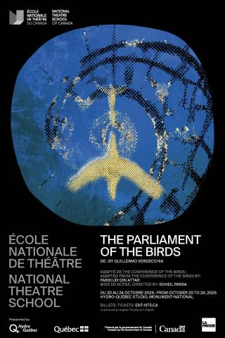 Poster: The Parliament of the Birds, Monument-National, Tuesday, October 20