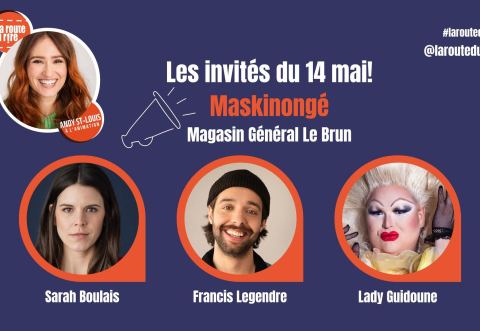 Poster: La Route du Rire - animée par Andy St-Louis | Maskinongé