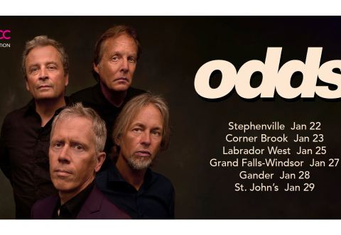 Poster: Odds in Concert, Labrador West Arts and Culture Centre, Monday, January 25