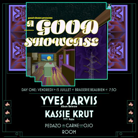 Poster: Yves Jarvis [Record Release]‣ Kassie Krut ‣ Pedazo de carne con ojo ‣ ROOM