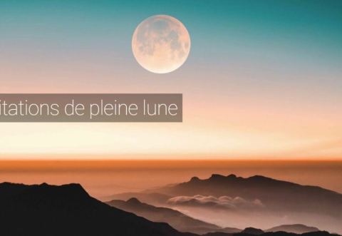 Poster: Méditation de pleine lune et d’equinoxe du printemps, Institut du Développement de la Personne, Monday, March 22