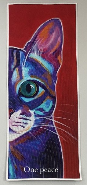 Photo of Juki and Claire Fabric Art