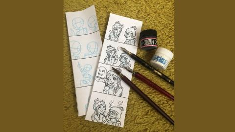Poster: Atelier de dessin Yonkoma