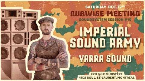 Poster: DUBWISE MEETING #10 - Yarra Sound invite KING SHILOH