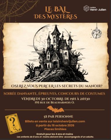 Poster: Le manoir des mystères
