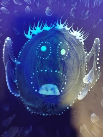 Poster: ATELIER CRÉATURE IMAGINAIRE EN PEINTURE LUMINESCENTE · HALLOWEEN